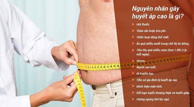 Có nhiều nguyên nhân khiến huyết áp tăng cao.