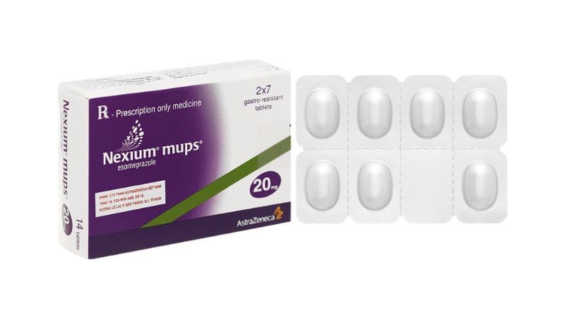 Thành phần và công dụng của nexium 20mg