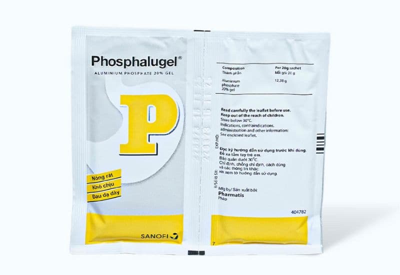Thành phần và cơ chế tác động của Phosphalugel