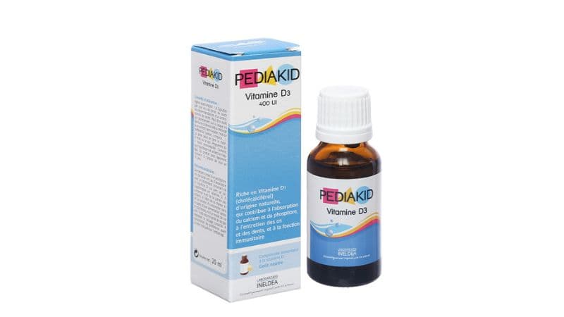 Pediakid vitamin D3 chứa các thành phần từ thiên nhiên