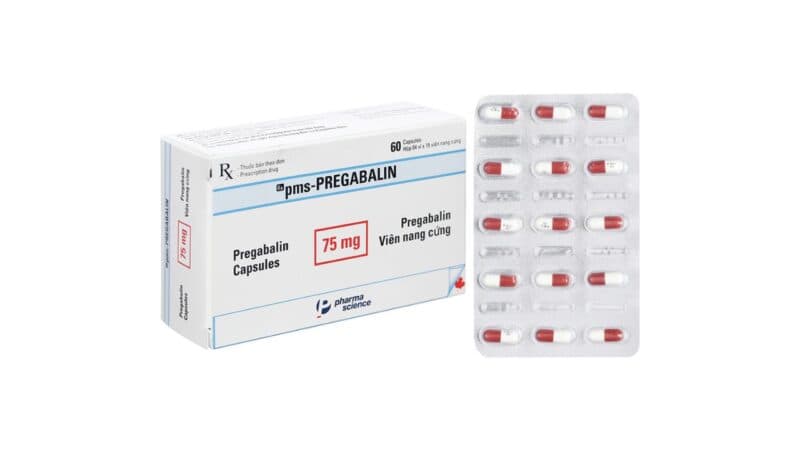 thành phần chính là hoạt chất Pregabalin, ngoài ra có thêm một số tá dược cần thiết vừa đủ trong 1 viên.