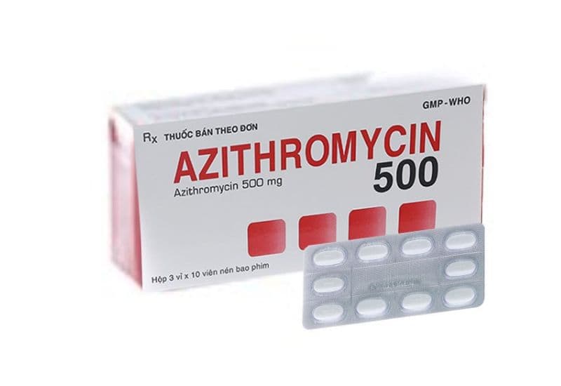 Azithromycin 500mg - Thuốc kháng sinh điều trị nhiễm khuẩn
