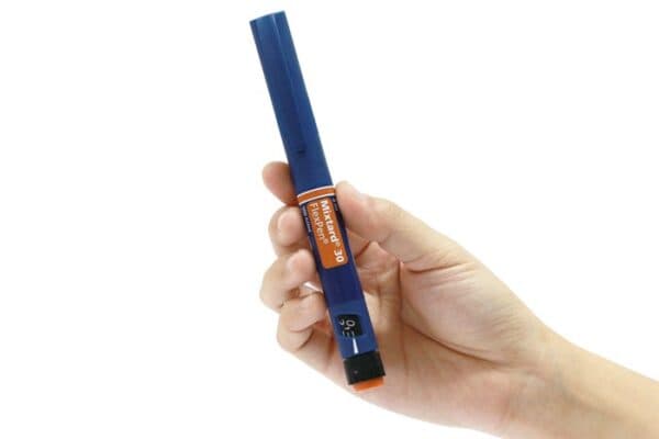 Bút insulin khá tiện lợi cho người tiểu đường.