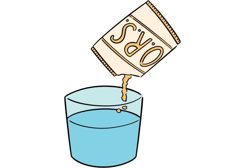 Bổ sung nước và chất điện giải cho trẻ để điều trị tiêu chảy cấp