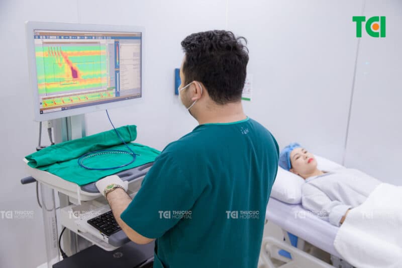 Đo áp lực và nhu động thực quản HRM độ phân giải cao