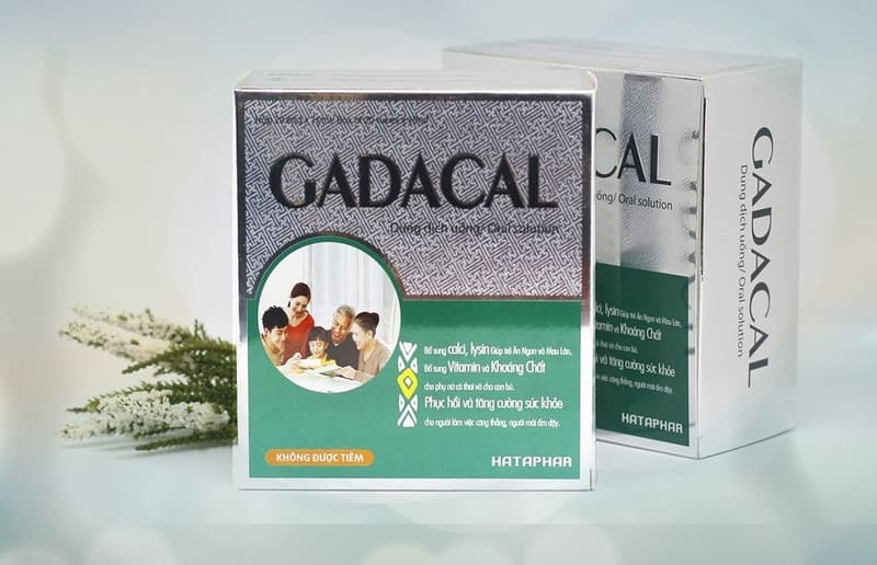 Thành phần thuốc Gadacal 10ml