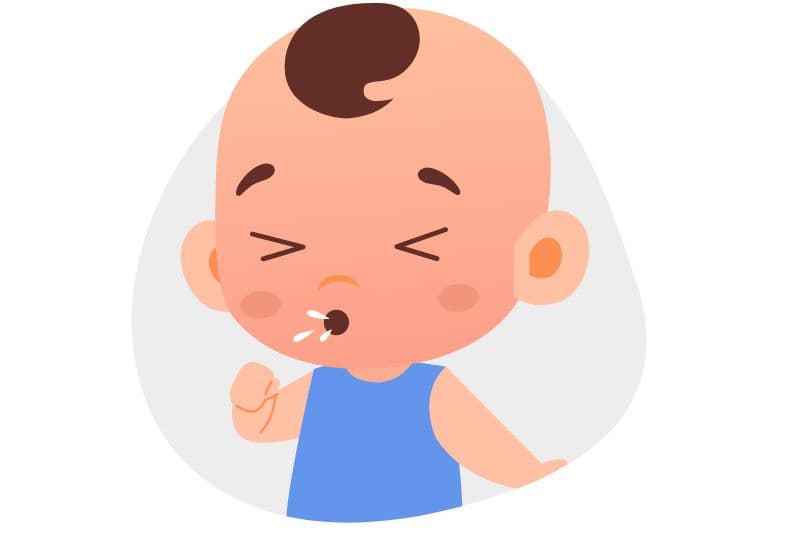 Ho là triệu chứng viêm phế quản rõ ràng nhất. Ho thường kéo dài trong nhiều ngày hoặc thậm chí là nhiều tuần. Ho có thể là ho khan hoặc ho có đờm, với đờm trong suốt hoặc đờm vàng, đờm xanh, tùy thuộc mức độ nhiễm trùng. 