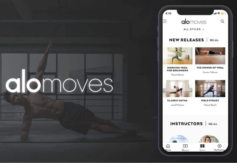 Alo Moves cung cấp hơn 1000 bài tập yoga và thể dục đa dạng với nhiều huấn luyện viên nổi tiếng.