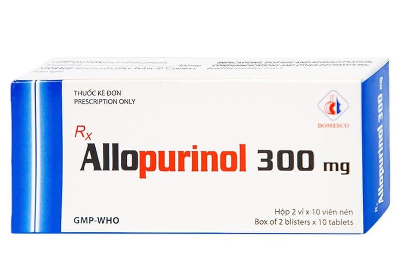 Allopurinol, thuốc trị bệnh gout khá hiệu quả.