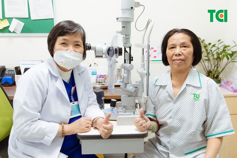 Một bệnh nhân từng phẫu thuật Phaco tại TCI