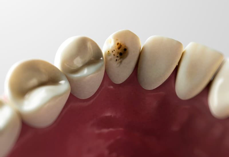 Khi răng bị sâu, mô răng bị phá hủy tạo thành lỗ sâu; trám răng giúp lấp đầy lỗ này và ngăn chặn sự tiến triển của sâu răng.