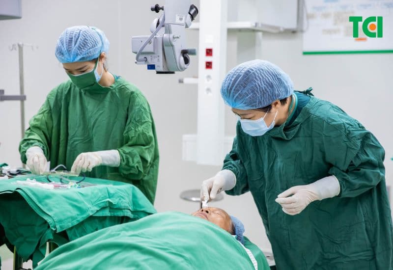 Phẫu thuật là lựa chọn cho các trường hợp mắt lác nghiêm trọng hoặc khi các phương pháp điều trị khác không hiệu quả.