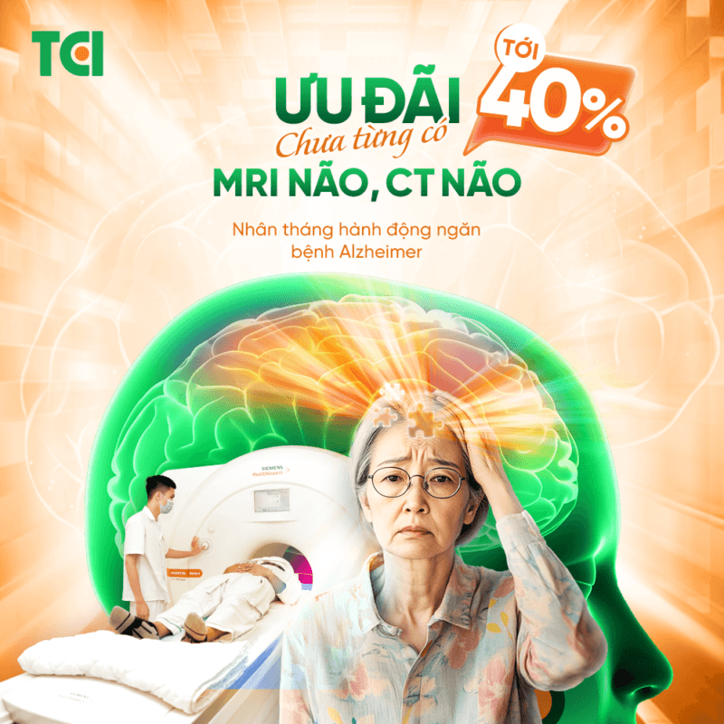 TCI ưu đãi chưa từng có cho khách khám Nội thần kinh