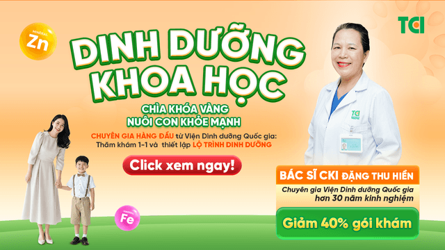 Khám dinh dưỡng: Đăng ký ngay, hưởng ưu đãi 40%