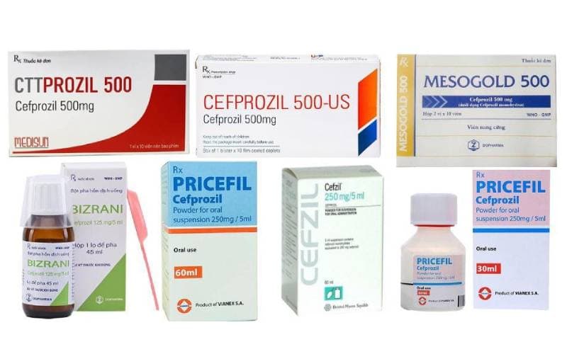 cefprozil điều trị gì