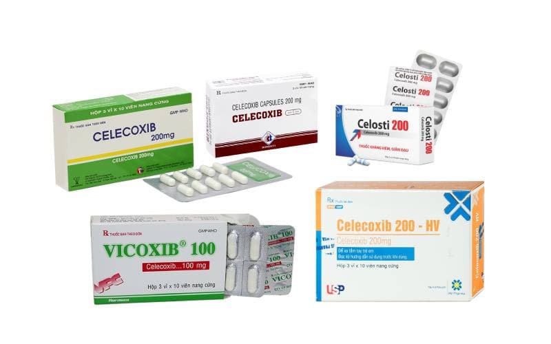 các thuốc Celecoxib 200mg