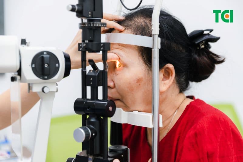 đau mắt đỏ ra nhiều ghèn