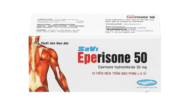 Eperisone: Thuốc giãn cơ phổ biến và thông dụng
