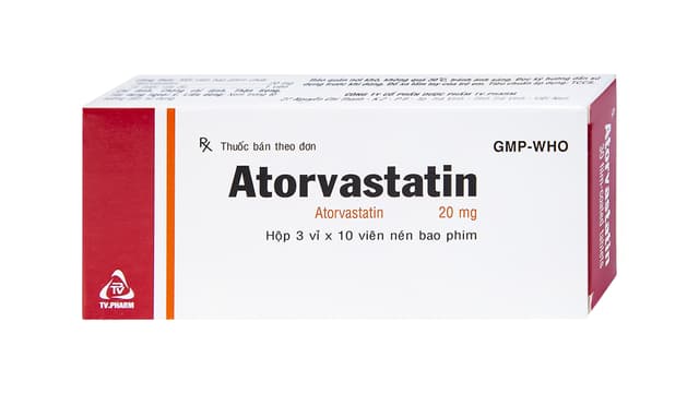 Atorvastatin 20mg trong kiểm soát cholesterol, ngừa bệnh tim mạch