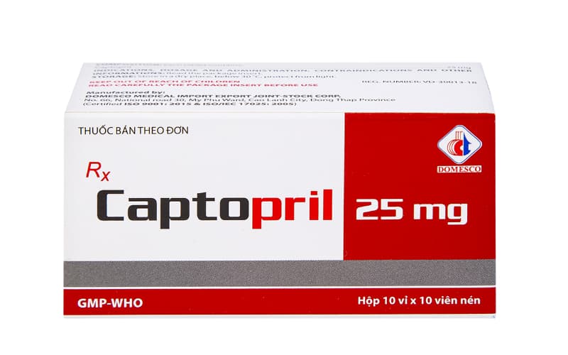 Captopril 25 mg là gì