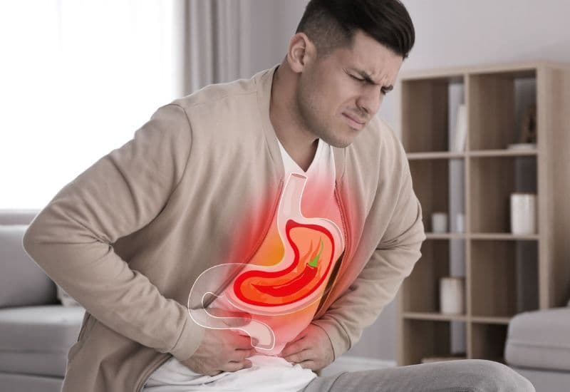 ợ hơi nóng bụng