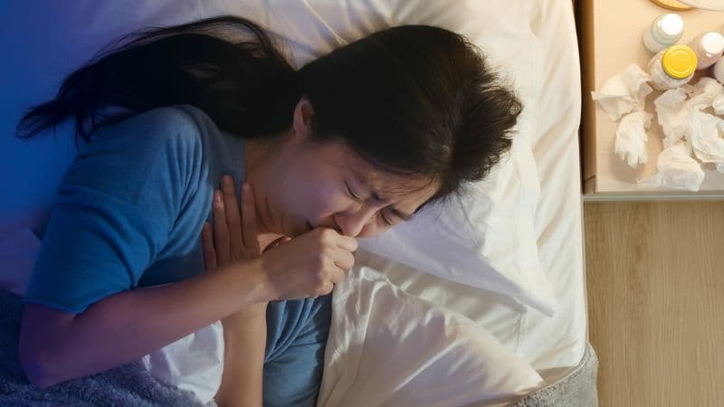 tình trạng trào ngược ho về đêm 