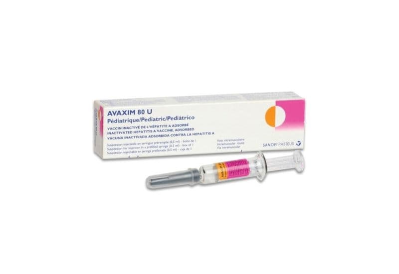 Vắc-xin Avaxim 80UI là vắc-xin bất hoạt được sản xuất từ virus viêm gan A đã được làm yếu đi.
