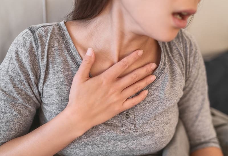 Khó thở vì trào ngược dạ dày biểu hiện ra sao?