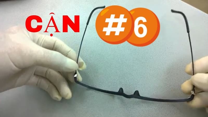 Cận 6 độ đeo kính có ảnh hưởng đến hiệu suất làm việc không?