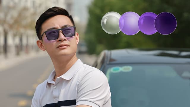 Làm tròng kính đổi màu: Lựa chọn thông minh cho đôi mắt
