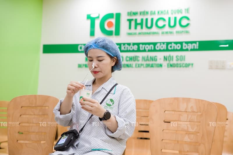 Bệnh nhân đo pH thực quản 24h tại TCI