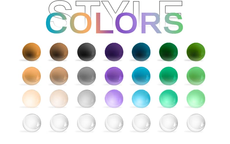 Tròng kính cận có màu rẻ không