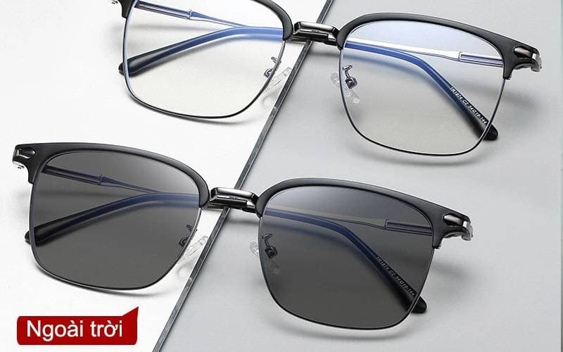 Tròng kính siêu mỏng đổi màu bao tiền