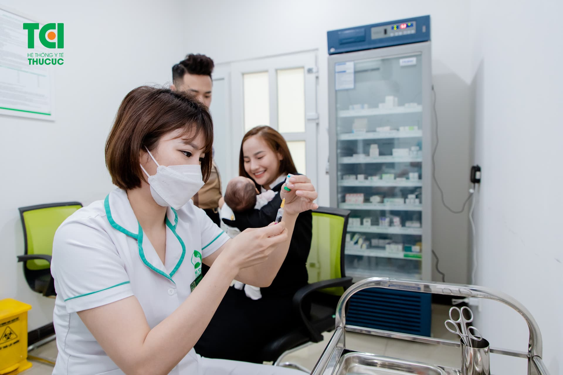 Nhiều khách hàng lựa chọn tiêm chủng tại Thu Cúc TCI