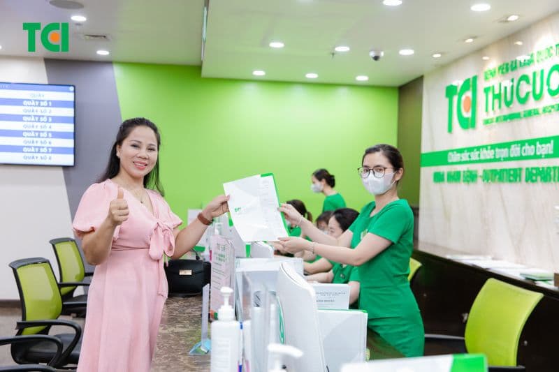 Đội ngũ nhân viên tư vấn và điều dưỡng phục vụ tận tình, chu đáo.