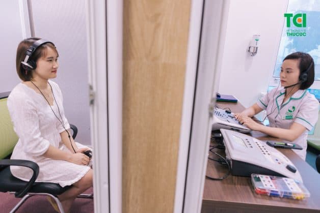 máy đo nhĩ lượng của Đức chất lượng cao và được sử dụng tại Thu Cúc