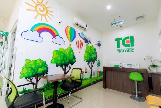 Không gian phòng tiêm chủng Thu Cúc TCI