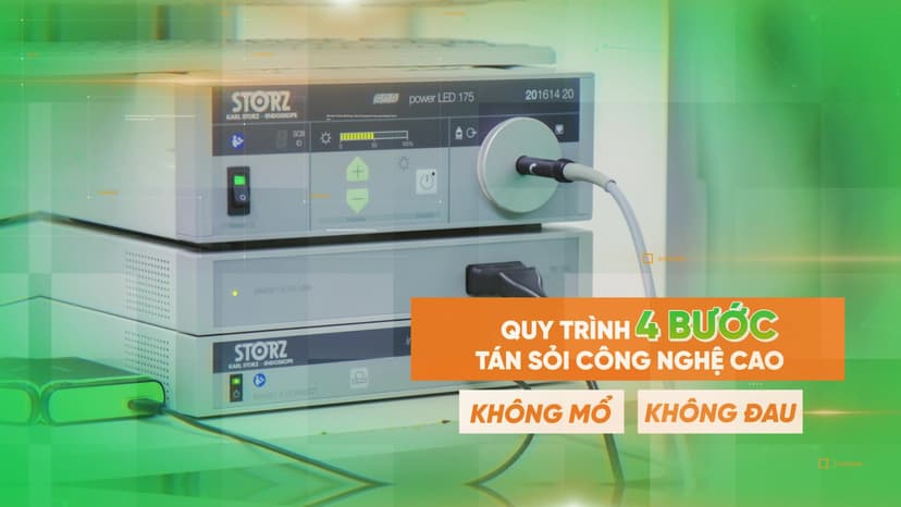 Khám phá quy trình 4 bước tán sỏi công nghệ cao không mổ, không đau tại Thu Cúc TCI