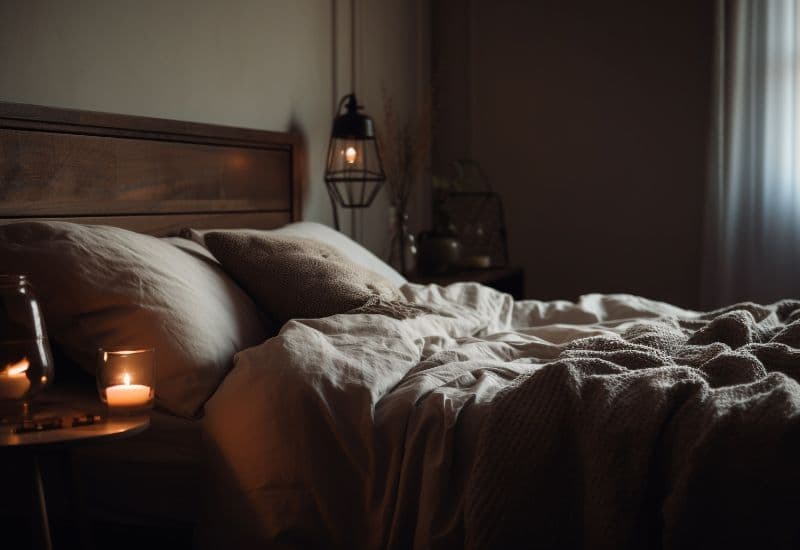 rước khi trẻ ngủ, giữ ánh sáng trong phòng ở mức nhẹ để tạo cảm giác thư giãn.