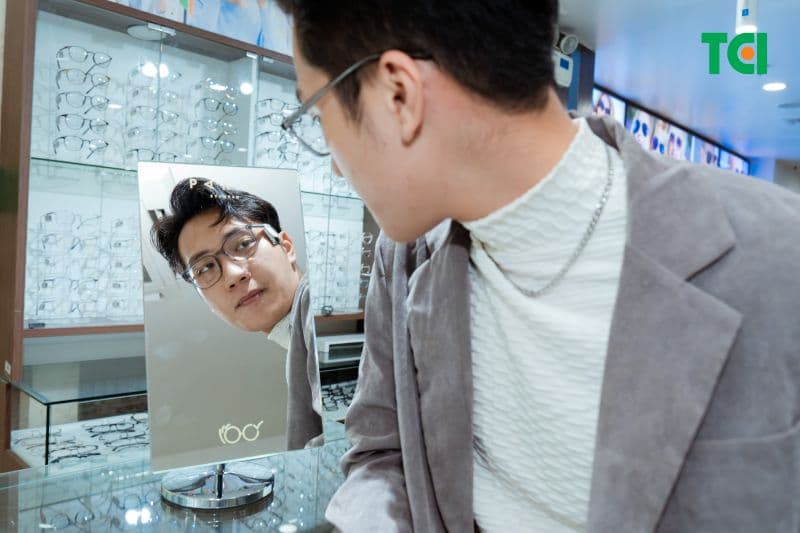 tròng kính cận rẻ