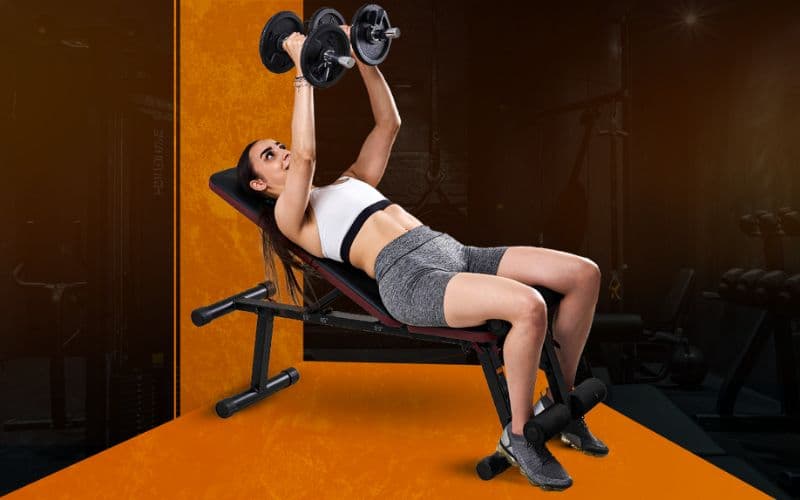 Đẩy ngực với tạ (Dumbbell Press) – Phát triển ngực và vai