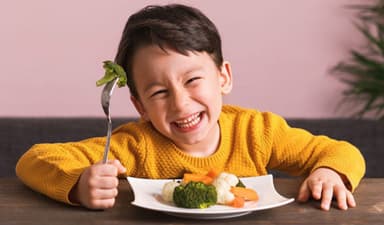 Thực đơn giúp mẹ dễ dàng bổ sung rau xanh cho bé mỗi ngày