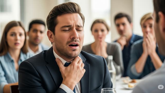 Hướng dẫn: khi bị hóc dị vật nên làm gì