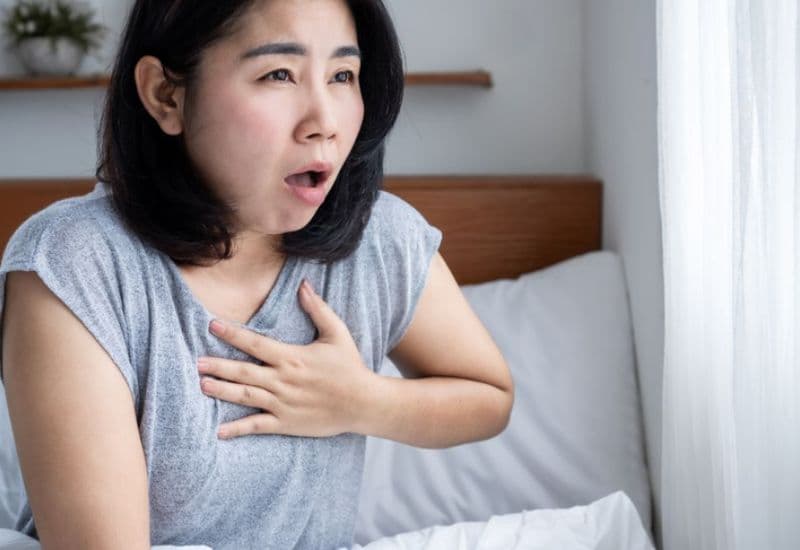 khó nuốt khó thở