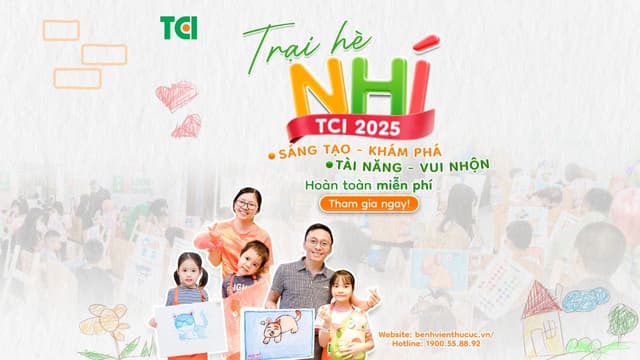 Trại hè Nhí TCI 2025 – Sáng tạo – Khám phá – Tài năng – Vui nhộn