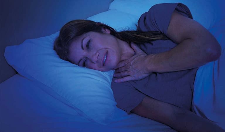 Trào ngược về đêm là tình trạng khá phổ biến.