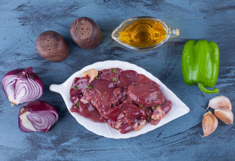 Gan bò hoặc gan gà là “siêu thực phẩm” về riboflavin.