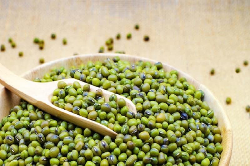 bệnh quai bị ở trẻ nên ăn gì - đậu xanh