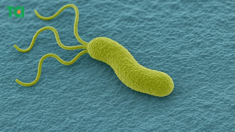 Vi khuẩn HP là một dạng xoắn khuẩn có thể tồn tại trong môi trường axit mạnh