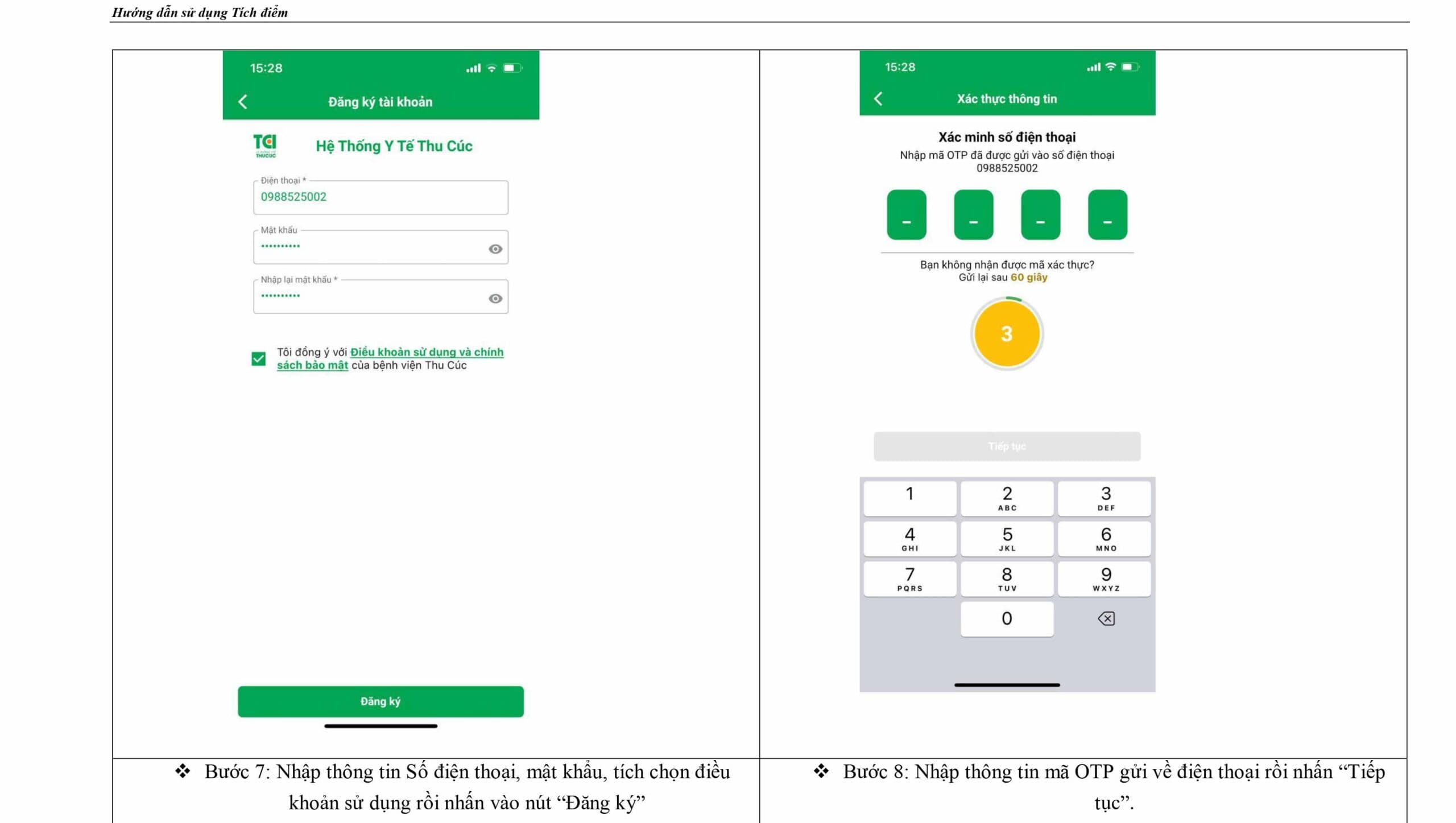 Hướng dẫn tích và sử dụng điểm app TCI